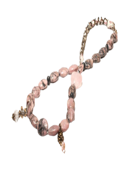 Romancing The Stone - Pink Rhodochrosite Necklace