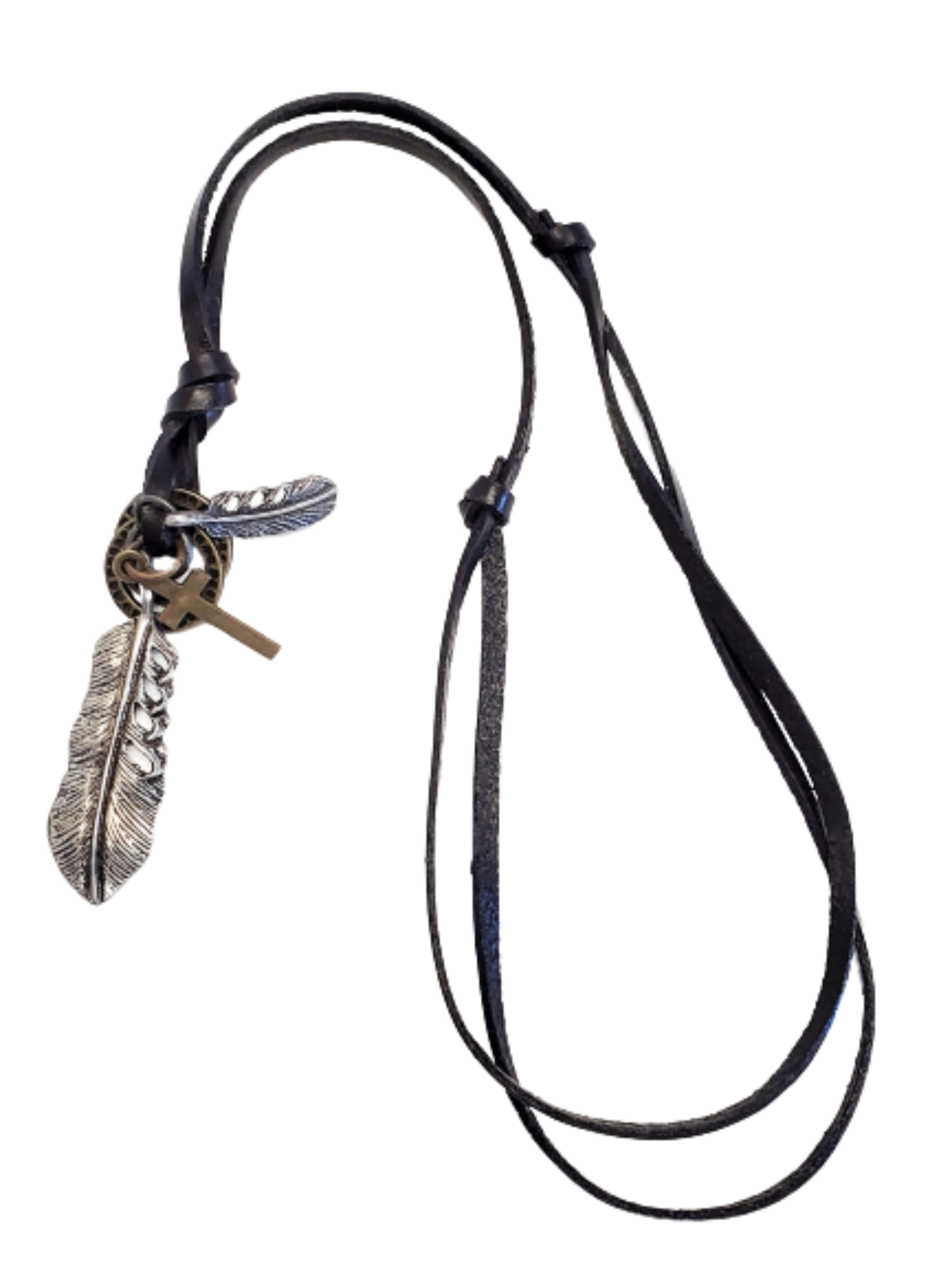 Birds Of A Feather - Cowhide Rope Necklace