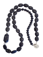 Black Beauty - Vesuvianite Stone Necklace
