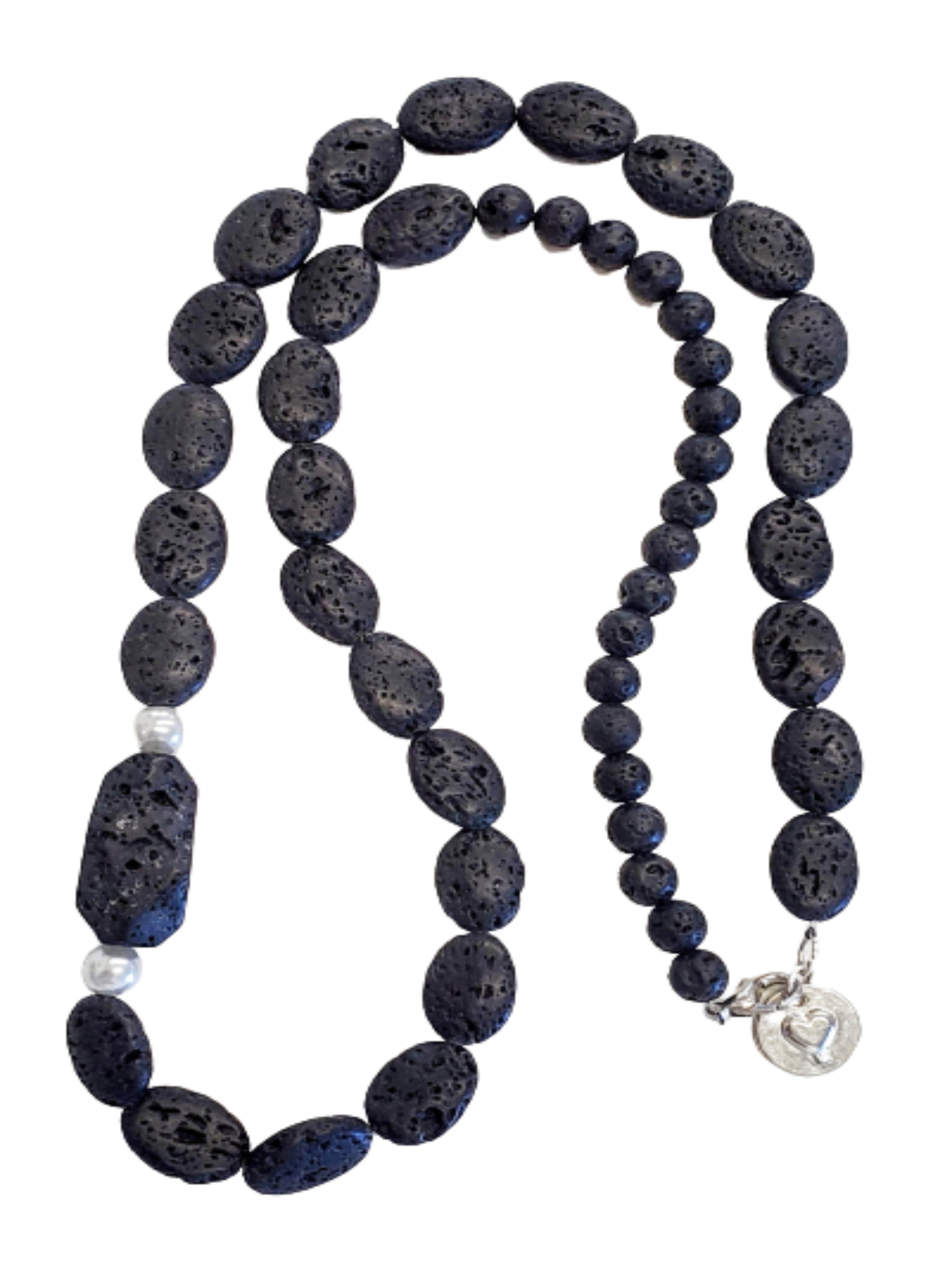Black Beauty - Vesuvianite Stone Necklace