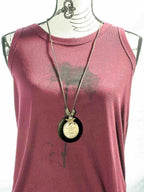 Rodeo Cowboy - Leather Pendant Necklace