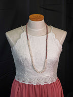 Pretty In Pink - Rhodochrosite Beaded Necklace