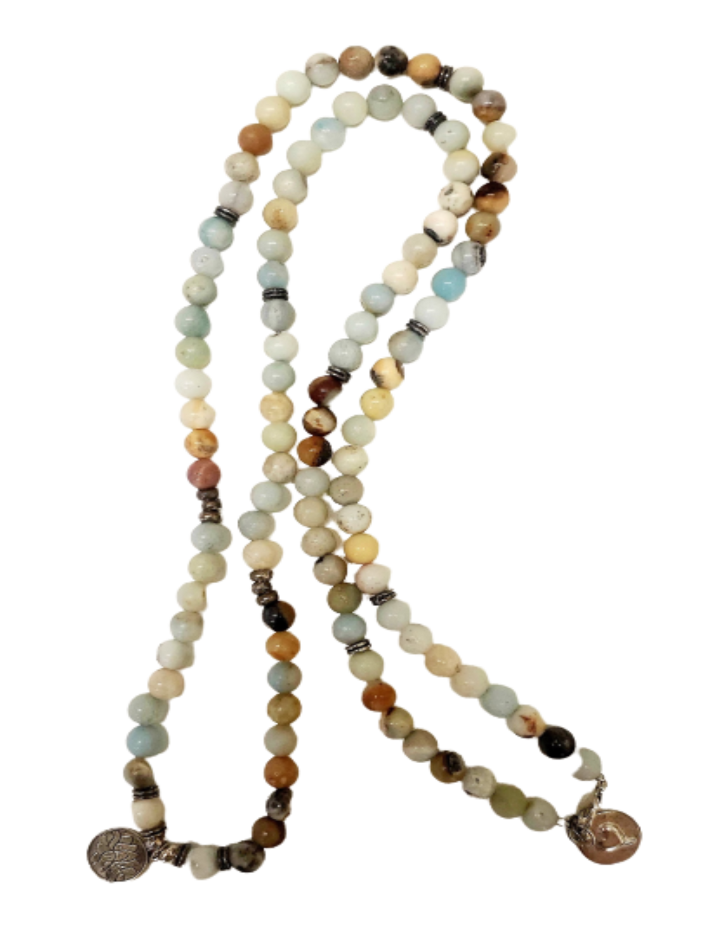 Colors Of The Earth - Beaded Amazonite Necklace