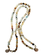 Colors Of The Earth - Beaded Amazonite Necklace