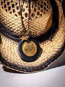 Rodeo Cowboy - Leather Pendant Necklace