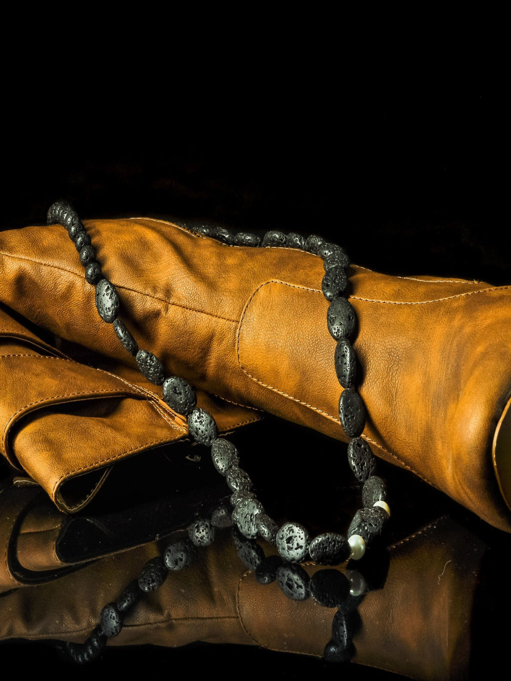 Black Beauty Vesuvianite Stone Necklace