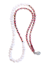 Load image into Gallery viewer, Pretty In Pink - Rhodochrosite Beaded Necklace
