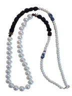 Classy & Sassy - Beaded Black Agate Stone Necklace